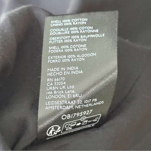 NWT Maeve Anthropologie Women’s Sleeveless Button Front‎ Shirt Dress Black XXS - Picture 13 of 13